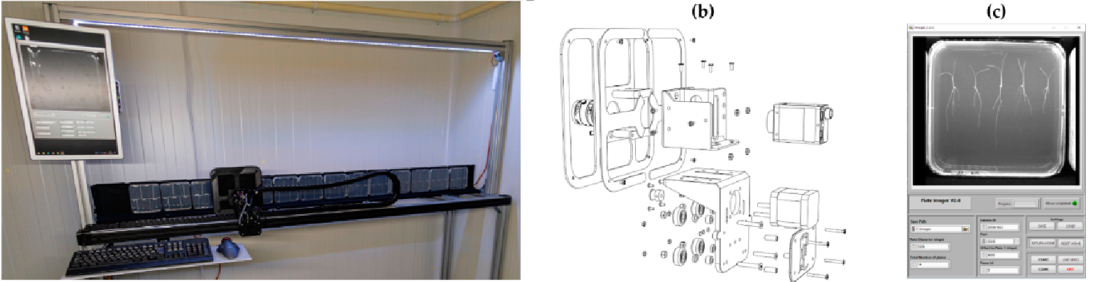 Plate Imager is designed for the automated high-throughput imaging of plate-grown plants Stuart Bagley